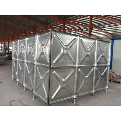 China Hotels Grade Cheap 304 316 Stainless Steel Water Tank Insulation Bolted Pressed Steel Water Storage Tank 50000 Liters for sale