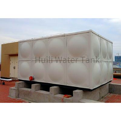 China Cheap Price High Quality Portable Sectional Hotels Water Storage Tank FRP GRP SMC 10000 Liter Rectangular Rain Water Tank for sale