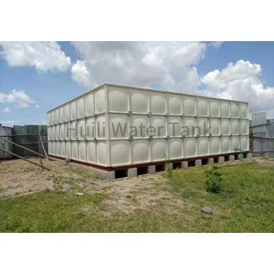 China Hot Sale GRP FRP SMC Fiberglass Square Water Board Large Rainfall Storage Tank Large Price 1000 5000 Cheap Price 10000 Liter Food Grade Tank for sale