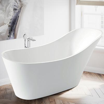 China Eco - Friendly Material Hot Selling Solid Outdoor Bathtub , Ceramic Freestanding Bathtub for sale