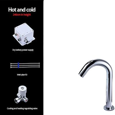 China Modern Touchless Bathroom UPC Faucet Water Faucet Chrome Brass Automatic Sensor Bathroom Hot Cold Bathroom for sale