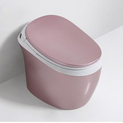 China Automatic Operation Wholesales Purple Smart Toilet Wc Intelligent Toilet for sale