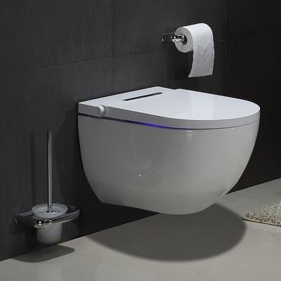 China Luxury Modern Sanitary Automatic Toilet Bowl Ceramic One Piece Automatic Operation Smart Toilet for sale