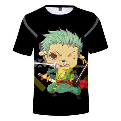 China Hot Japanese Anime Ropa Fashion T-shirt Hoodies Pack Shirts Colorful Luffy Camiseta Summer Sale Luffy Camiseta Clothes for sale