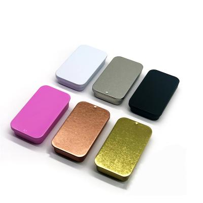 China Food grade tinplate liner low price sliding cosmetic tin boxes, cosmetic tin containers can store waxes, creams, soaps, powders, solid oils, etc. for sale