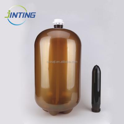 China 100% New PET Materials 30L BEER JAR BEER PREFORM FOR 400G SCREW NECK for sale