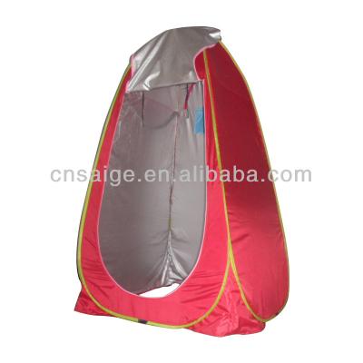 China UV Protection POP UP Tent Outdoor Toilet Bird Watching Tent Fishing Red Beach Tent for sale