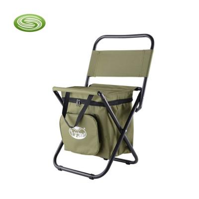 China Fishing Chair Customized Cooler Bag With Folding Fishing Chair for sale