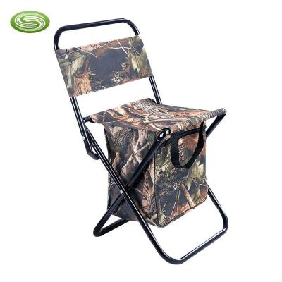 China Fishing Chair 2 In 1 Portable Folding Fishing Chair With Cooler Bag for sale