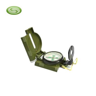 China Aluminum Alloy Lensatic Zinc Alloy Marching Compass for sale