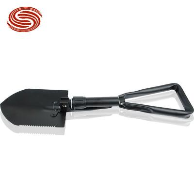 China Outdoor Multifunctional Garden Shovel Shovel Carbon Steel Camping Foldable Shovel for sale