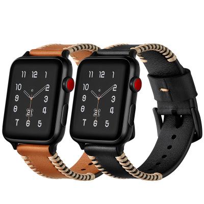 China Good Quality Promotional Various Leather Ankle Strap For Apple Watch 40mm 44mm Series 1234567 SE for sale