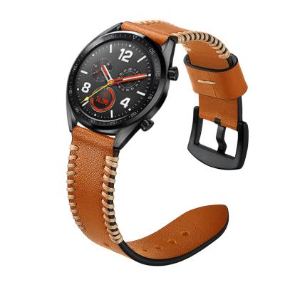 China Professional Leather Manufacturer Leather Quick ReleaseWatch Strap Huawei Sport Watch Strap for sale