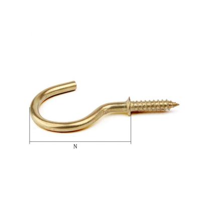 China Supplier Stainless Steel Round Golden Screw Eye Pin Eye Screws For Furniture for sale