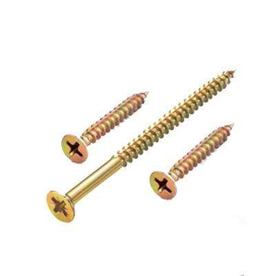 China OEM Factory Fastener Wood Pozi Double Countersunk Head Countersunk Chipboard Screw for sale