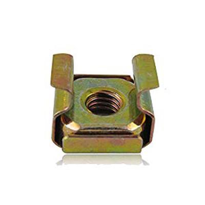 China Heavy Industry Made in China Factory High Quality Blue&White Galvanized Carbon Steel Square Weld Lock Cage Nuts for sale