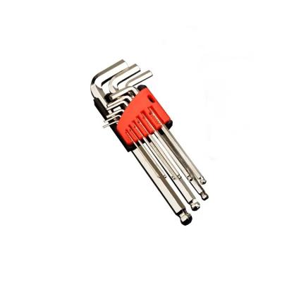 China High Quality Carbon Steel L Types Hex Key Set Chrome Plated Carbon Steel, Carbon Steel 60 Sets 7-15 Days Zhuocheng IS09001-2008 3 Years CN; JIA for sale