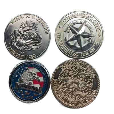 China Cheap Custom Embossed Challenge Coins Old Ancient Silver Logo Lucky Ancient Good Luck Chinese Feng Shui Challenge Coins for sale