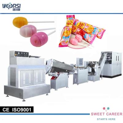 China CANDY LOLLIPOP CENTER FILLED BUBBLE GUM MAKING MACHINE for sale