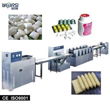 China CANDY Pillow Colorful Bubble Gum Making Machine Factory for sale