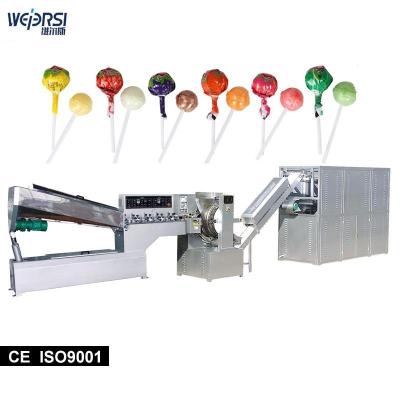 China Automatic Food Processing Machine 500kg/h Lollipop Production Line Lollipop Making Machine for sale