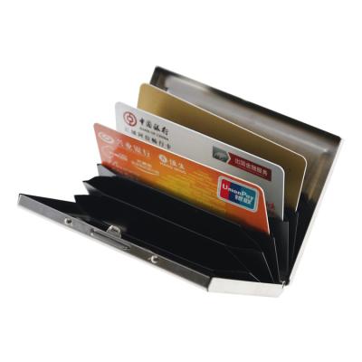 China Business Card Rfid Blocking Credit Card Holder New Arrival Stainless Steel Business Card UV Printing for sale