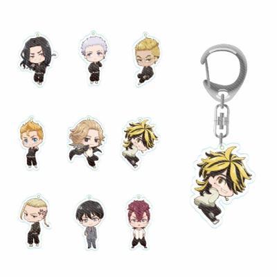 China Factory Custom Acrylic Key Chain Anime Acrylic Key Chain Eco-friendly Charm Plastic Wholesale Acrylic Key Chain for sale