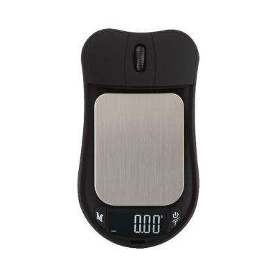 China With Scale Tray Gold Jewelry Tea Weighing Mouse Shaped Digital Scale LCD 500gx0.01g Electronic Pocket Balance for sale