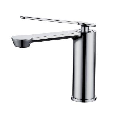 China Chrome Bathroom Basin Faucet Ornate Single Handle Bathroom Faucet Metered Mixer Taps For Wash Basin for sale