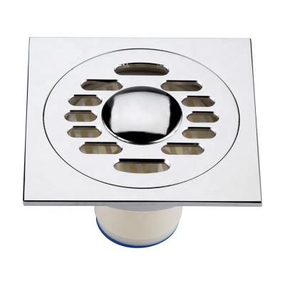 중국 Contemporary Brass Shower Drain Square Bathroom Floor Drain Anti-odor Silver Floor Drain 판매용