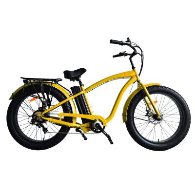 China Light weight aluminum alloy 26 inch beach cruiser electric bike wholesale made in China (RSEB-505) for sale