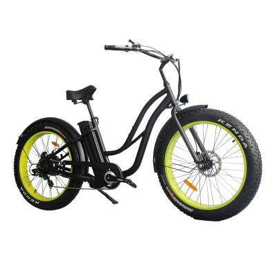 China Aluminum Alloy Tire High Quality Powerful Fat Bike Electric Snow Bicycle/Electric Bike with En15194/Beach Fatbike for sale