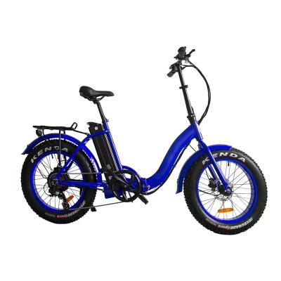 China Ristar China Factory 7 Speed ​​350w 500w 750w Running Type Lady Folding Fat Tire Electric Bike for sale