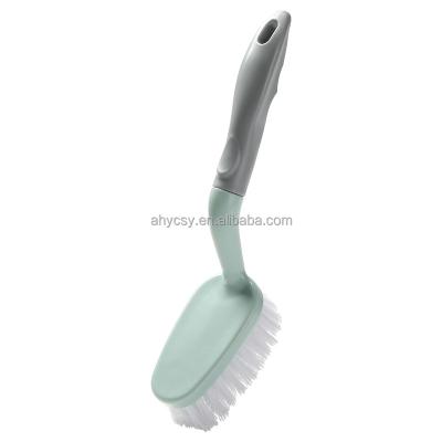 China Sustainable Household Cleaning Tools Scrub Brush Comfortable Grip Corners Grout Cleaning Brush for sale