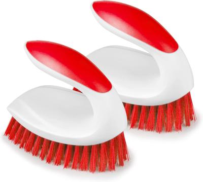 China Sustainable 2 sets of household cleaning products scrub brush carpet brush for sinks, bathrooms, etc. of cleaning for sale