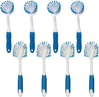 China Sustainable Small Household Cleaning Brush 8 Pieces, Cleaning POTS, Bathroom Kitchen Bowls, Sinks and Dishware for sale