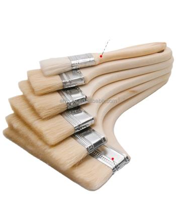 China Multi-functional wool paint roller brush, wooden handle paint roller brush for sale