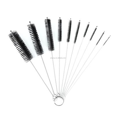 China The size is drinking pipe Straw Brushes Brush Cleaner full durable washing of Straw Cleaning Brush Stainless Steel for sale