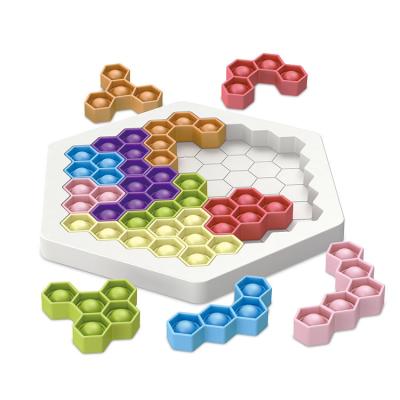 China No low price jigsaw push it foam jigsaw sensory jigsaw toy silicone jigsaw toy for sale