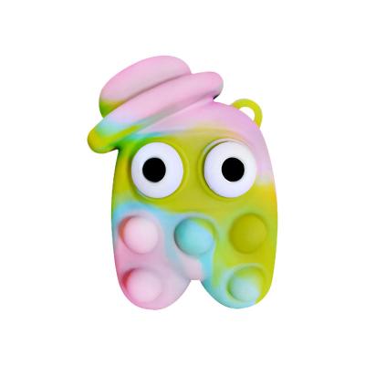 China Kids (3-6 Years) Cute Alien Squishy Toys Squeeze Mochi Antistress Increase Release Soft Sticky Ball Funny Gift for sale