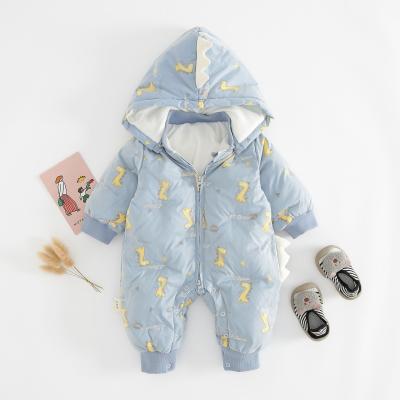 China 2021 Wholesale Newborn Unisex Full Sleeve Babies Rompers And Jumpsuit Winter Fleece Baby Romper For Baby for sale