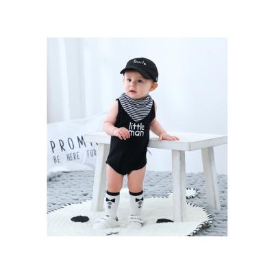 China European and American style new design baby clothes in bulk wholesale rompers baby boy clothes 12 months baby white jumpsuit for sale