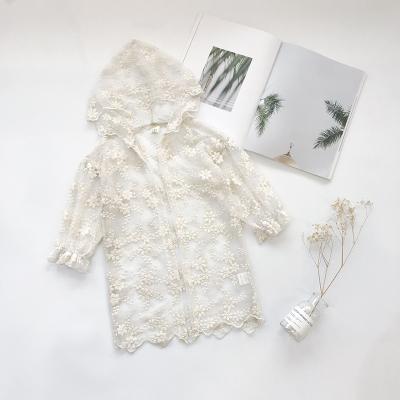 China Long Sleeve 2021 Summer Children Baby Clothing Sun Protection Baby Lace Shirt Outdoor Jacket for sale