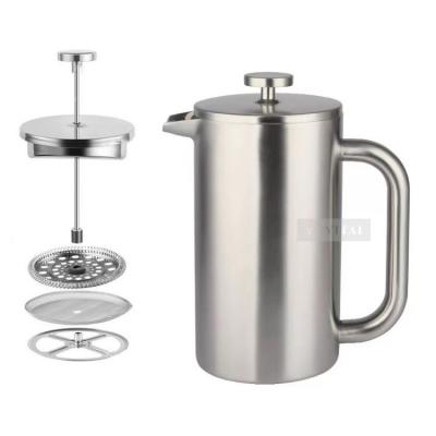 China WITH LID factory coffee presses coffee maker stainless steel double wall coffee press French press french press maker for sale