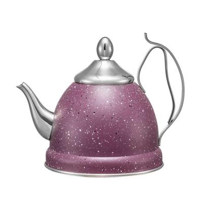 China Factory Hot Selling New 304 Popular Design Stainless Steel Popular Single Wall Kettle Teapots for sale