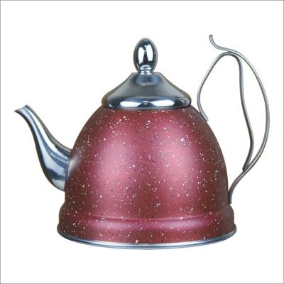 China Factory Selling Stainless Steel Kettle Hot Viable Special Design Stainless Steel Teapot With Single Wall Tea Maker Teapot With Filter for sale