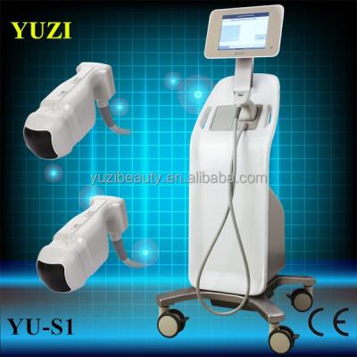 China Medical Liposonic weight loss 5 cartridges 50000 shots HIFU for face/body slimming machine/liposonic machine for sale