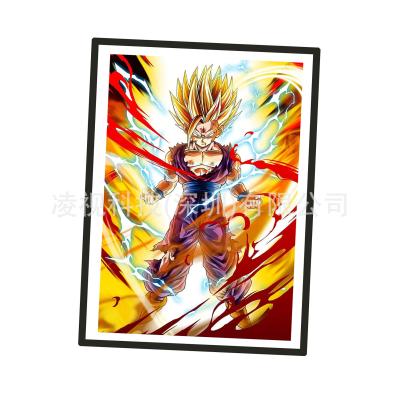 China Japanese Anime Custom Anime wukong poster 3D dragon ball 3D lenticular image for sale