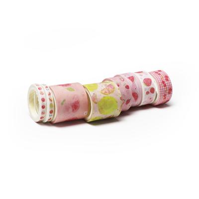 China Waterproof Custom Design Retro Die Cut Washi Tape Printing Masking Stamp Style Supplier for sale