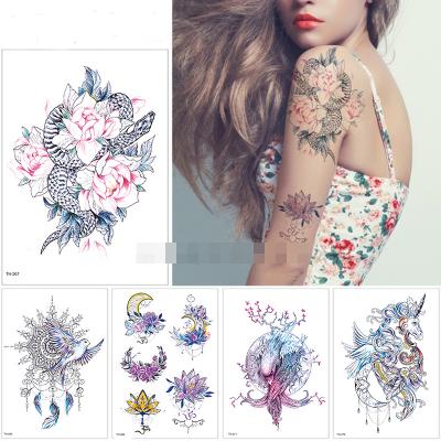 China Factory Customized Design Temporary Tattoo Sticker DIY Body Art Sticker Waterproof Temporary Tattoo For Kids for sale